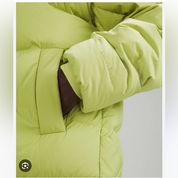 NWT Lululemon Long Oversized Down Jacket / wasabi / M/L - Picture 7 of 14
